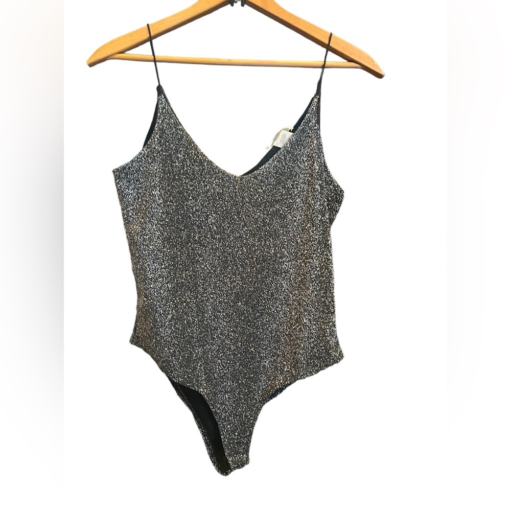 Black Sparkles house of harlow Bodysuit
